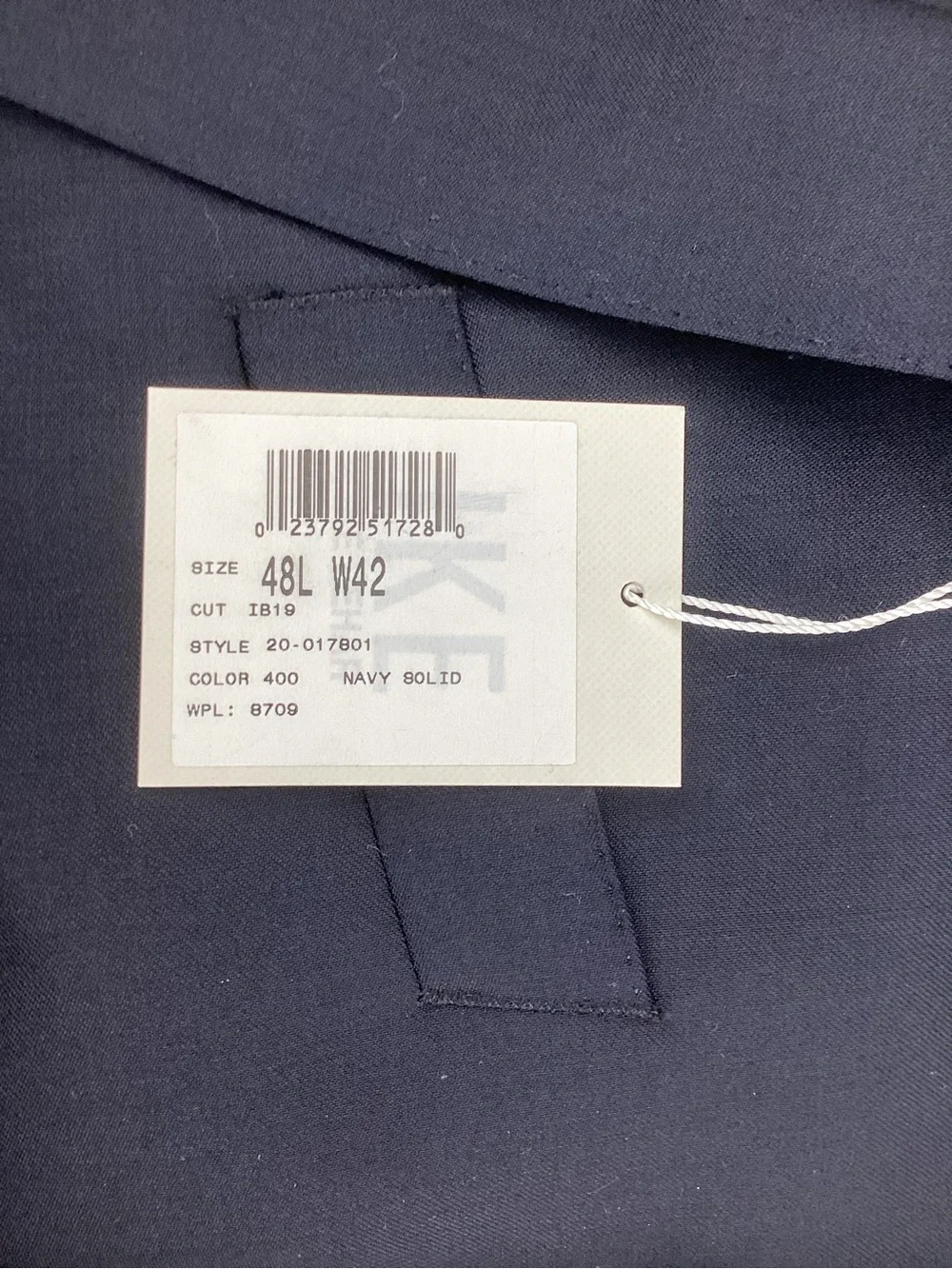 Ike Behar Navy Blue Two-Button Men's Blazer
